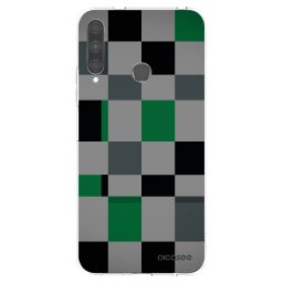 Átlátszó szilikon tok az alábbi mobiltelefonokra Huawei P40 Lite E - Block Grid