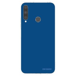 Átlátszó szilikon tok az alábbi mobiltelefonokra Huawei P40 Lite E - Navy Blue