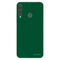 Átlátszó szilikon tok az alábbi mobiltelefonokra Huawei P40 Lite E - Green Gleam