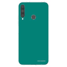 Átlátszó szilikon tok az alábbi mobiltelefonokra Huawei P40 Lite E - Emerald Mist
