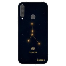 Átlátszó szilikon tok az alábbi mobiltelefonokra Huawei P40 Lite E - CANCER
