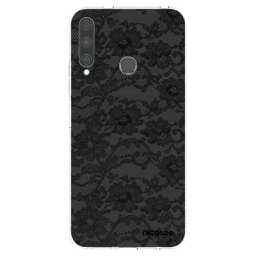 Átlátszó szilikon tok az alábbi mobiltelefonokra Huawei P40 Lite E - Dark Elegance