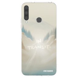 Átlátszó szilikon tok az alábbi mobiltelefonokra Huawei P40 Lite E - IN TRANSIT
