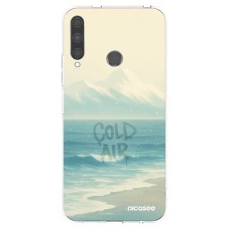 Átlátszó szilikon tok az alábbi mobiltelefonokra Huawei P40 Lite E - COLD AIR