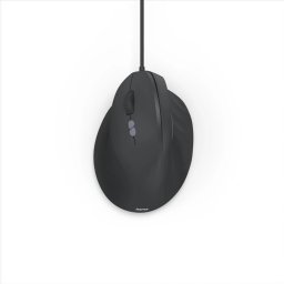 Hama függőleges, ergonomikus, vezetékes egér ECM-500L, balkezes felhasználóknak, fekete színben