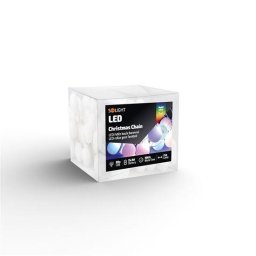 Solight LED karácsonyi lánc színes gömbök, 20x LED, 2m, 2x AA