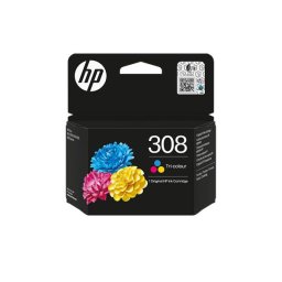 HP 7FP20UE Tintapatron Deskjet 2900, Envy 6110e nyomtatókhoz, HP 308, színes, 120 oldal