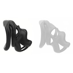 Hiptam Frfi ketrec lockkal 7 x 3,2 cm fekete ABS