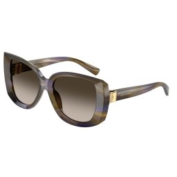 DOLCE & GABBANA DG4495 344713 Striped Olive Brown Gradient napszemüveg