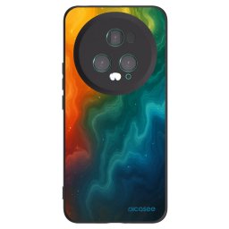 Fekete szilikon tok az alábbi mobiltelefonokra Honor Magic5 Pro - Solar