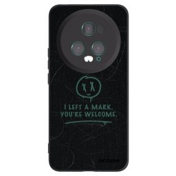 Fekete szilikon tok az alábbi mobiltelefonokra Honor Magic5 Pro - LEFT A MARK