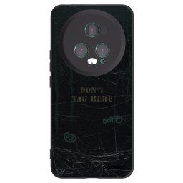 Fekete szilikon tok az alábbi mobiltelefonokra Honor Magic5 Pro - DON´T TAG
