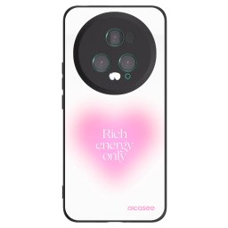 Fekete szilikon tok az alábbi mobiltelefonokra Honor Magic5 Pro - Rich Energy
