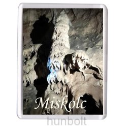 Miskolc -Anna mésztufabarlang hűtőmágnes (műanyag keretes)