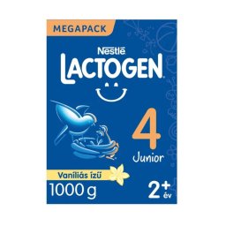 Nestlé Lactogen 4 Junior Vaníliás ízű Tejalapú italpor vitaminokkal és ásványi anyagokkal 24hó+ (1000 g)
