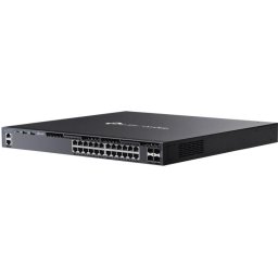 TP-Link SG6428XHP Omada 24 portos Gigabit RJ45 stackable L3 PoE switch, 720 W teljes PoE költségvetés