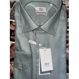 Eterna 1863 comfort fit zöld szőttes ing, 44