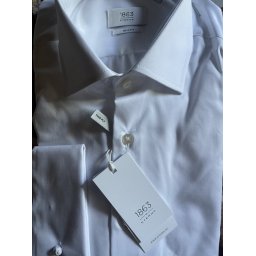 Eterna 1863 slim fit fehér mandzsettás ing, 41