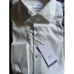 Eterna 1863 slim fit fehér mandzsettás ing, 39