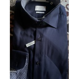 Eterna Meisterhaft 1863 slim fit sötétkék ing, 40