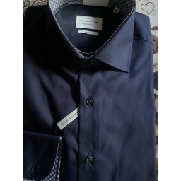 Eterna Meisterhaft 1863 slim fit sötétkék ing, 38