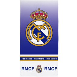 Real Madrid Royal Blue fürdőlepedő, strand törölköző 70x140cm (Fast Dry)