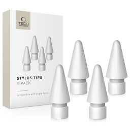 Tech-Protect Apple Pencil Stylus hegyek, fehér (4db)
