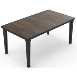 Keter DECO FUTURA kerti asztal - walnut / grafit