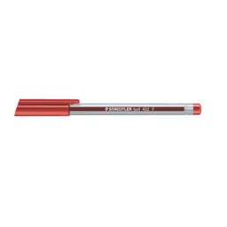 STAEDTLER Golyóstoll, 0,3 mm, kupakos, STAEDTLER "Ball 432", piros