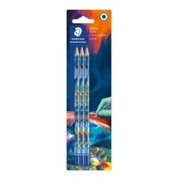 STAEDTLER Grafitceruza készlet, HB, hatszögletű, STAEDTLER "170 BK3-1", Multiverzum