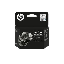 HP 7FP21UE Tintapatron Deskjet 2900, Envy 6110e nyomtatókhoz, HP 308, fekete, 160 oldal