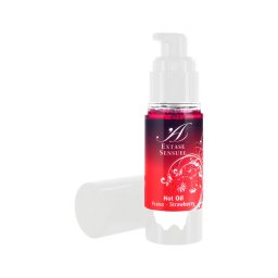 Extase Sensuel - melegítő masszázsolaj - eper (30 ml)
