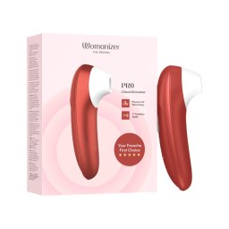 Womanizer Pro - léghullámos csiklóizgató (piros)