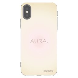 Átlátszó szilikon tok az alábbi mobiltelefonokra Apple iPhone X/XS - Aura