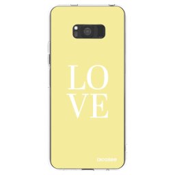Átlátszó szilikon tok az alábbi mobiltelefonokra Samsung Galaxy S8 G950F - Love