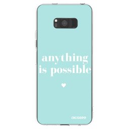 Átlátszó szilikon tok az alábbi mobiltelefonokra Samsung Galaxy S8 G950F - Anything is possible