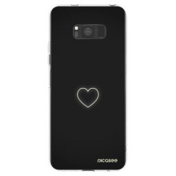 Átlátszó szilikon tok az alábbi mobiltelefonokra Samsung Galaxy S8 G950F - Heart