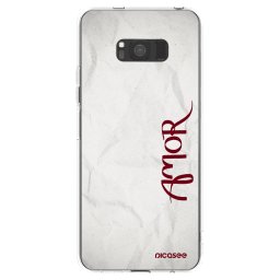 Átlátszó szilikon tok az alábbi mobiltelefonokra Samsung Galaxy S8 G950F - Amor