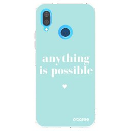 Átlátszó szilikon tok az alábbi mobiltelefonokra Huawei P20 Lite - Anything is possible