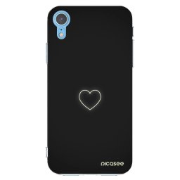 Átlátszó szilikon tok az alábbi mobiltelefonokra Apple iPhone XR - Heart