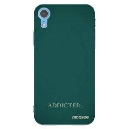 Átlátszó szilikon tok az alábbi mobiltelefonokra Apple iPhone XR - Addicted