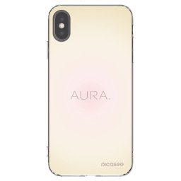 Átlátszó szilikon tok az alábbi mobiltelefonokra Apple iPhone XS Max - Aura