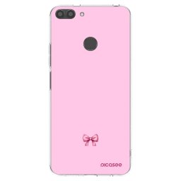 Átlátszó szilikon tok az alábbi mobiltelefonokra Huawei P Smart - Blush bow