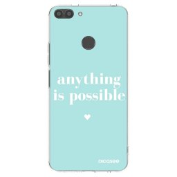 Átlátszó szilikon tok az alábbi mobiltelefonokra Huawei P Smart - Anything is possible