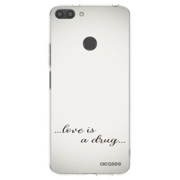 Átlátszó szilikon tok az alábbi mobiltelefonokra Huawei P Smart - Love is a drug