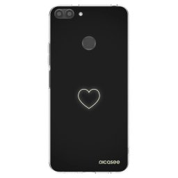 Átlátszó szilikon tok az alábbi mobiltelefonokra Huawei P Smart - Heart