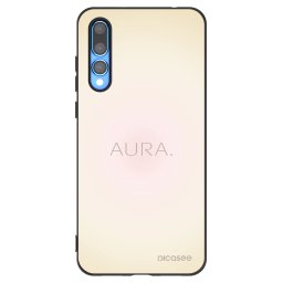 Fekete szilikon tok az alábbi mobiltelefonokra Huawei P20 Pro - Aura
