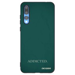 Fekete szilikon tok az alábbi mobiltelefonokra Huawei P20 Pro - Addicted