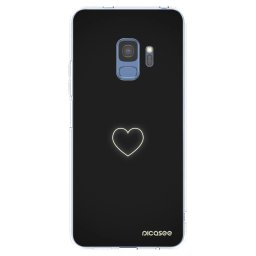 Átlátszó szilikon tok az alábbi mobiltelefonokra Samsung Galaxy S9 G960F - Heart