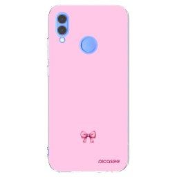 Átlátszó szilikon tok az alábbi mobiltelefonokra Huawei P Smart 2019 - Blush bow